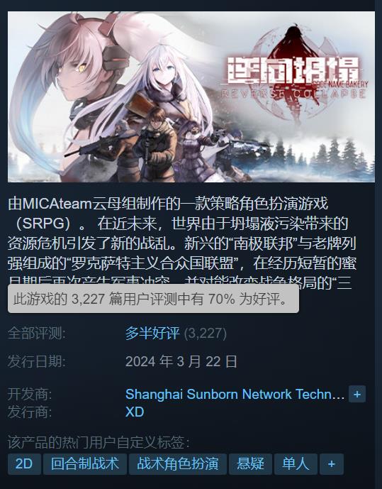 《逆向坍塌：面包房行动》口碑回暖！Steam多半好评-第1张图片