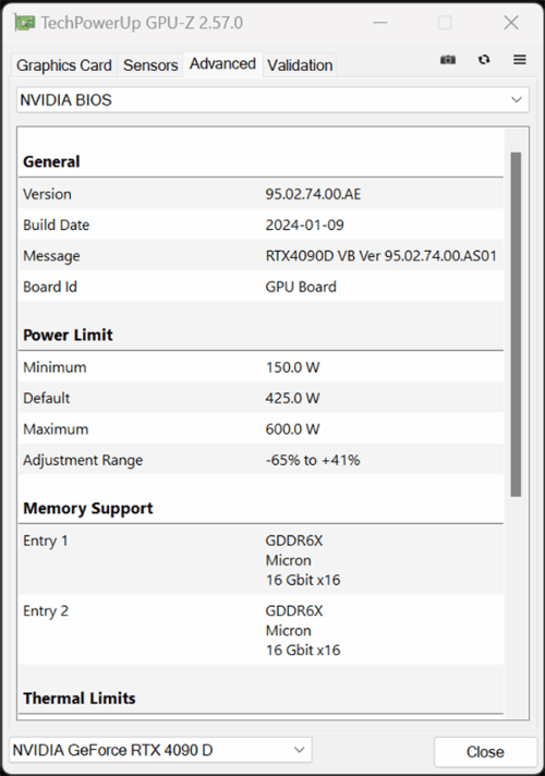 中国特供4090D可解锁600W功耗！性能反超RTX 4090-第2张图片