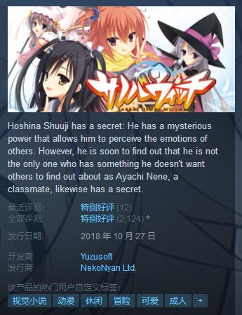 《魔女的夜宴》基础攻略 简评+下载+成就-第2张图片