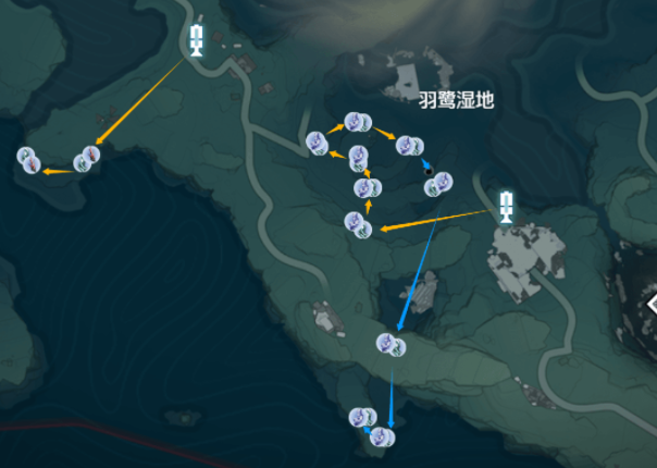 明潮种植珍珠/紫水晶串/红针串/萤石采集路线-第2张图片