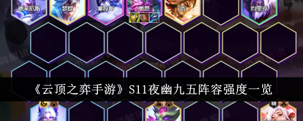 云顶游戏第11夜九五阵容实力一览。-第1张图片