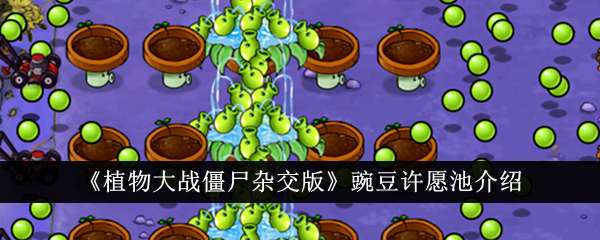 植物大战僵尸混合版豌豆许愿池介绍-第1张图片