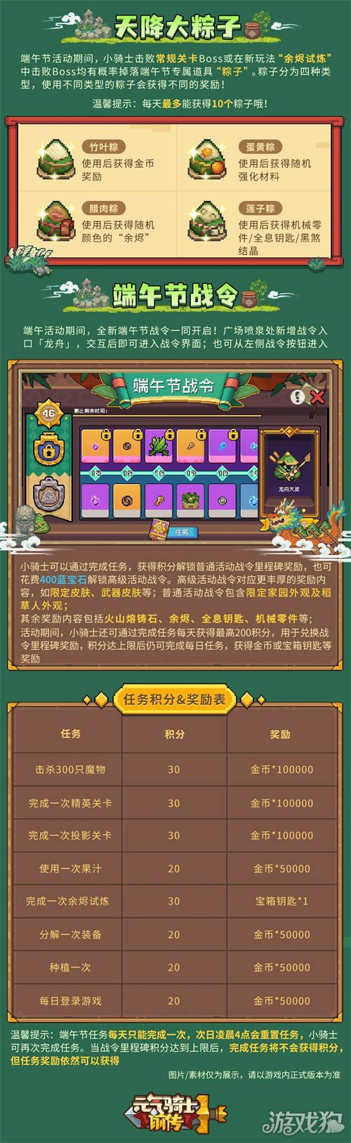 《侠客行前传》端午节打Boss拿粽子。-第2张图片