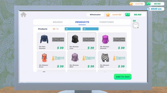“服装店模拟”Steam页面上线并于6月发售。-第8张图片 “服装店模拟”Steam页面上线并于6月发售。-第8张图片