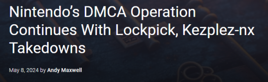 去除根源任天堂再次提议删除密码破解工具Lockpick。-第2张图片