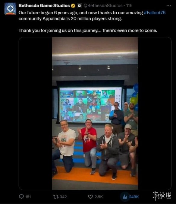 可喜可贺！B社发文庆祝《辐射76》玩家总数超过2000万-第2张图片