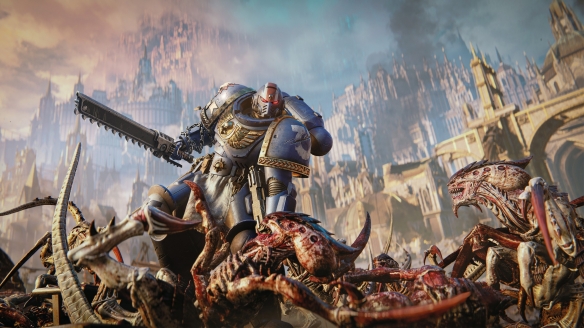 《战锤40K：星际战士2》曝新截图 火爆干翻恐怖虫群-第1张图片